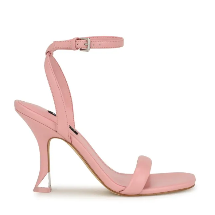 Nyra Ankle Strap Sandals Pink Women Nine West Sandals