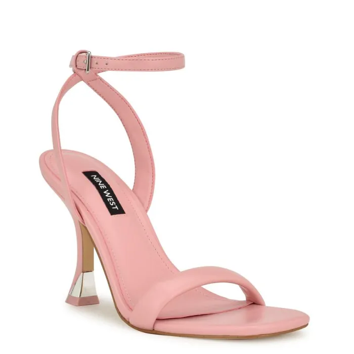 Nyra Ankle Strap Sandals Pink Women Nine West Sandals