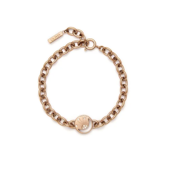 Olivia Burton Bracelets Women Celestial Sun Rose Gold Plated Bracelet