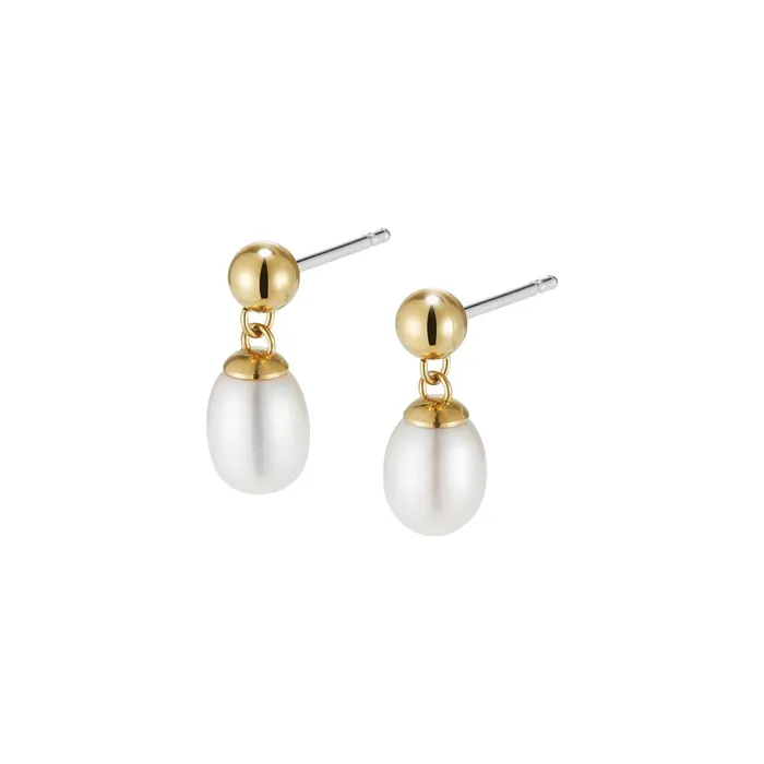Olivia Burton Earrings Women By The Sea Pearl Gold Plated Drop Earrings
