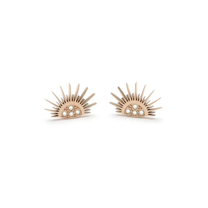 Olivia Burton Earrings Women Celestial Sun Rose Gold Plated Stud Earrings