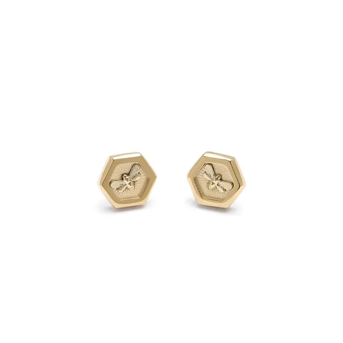 Olivia Burton Earrings Women Minima Bee Gold Stud Earrings