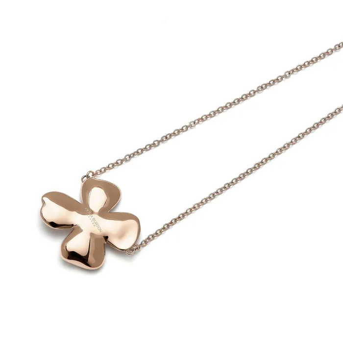 Olivia Burton Necklaces Women Dogwood Flower Carnation Gold Pendant Necklace