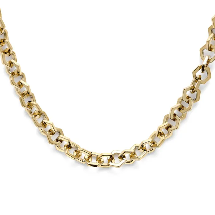 Olivia Burton Necklaces Women Honeycomb Gold Link Necklace