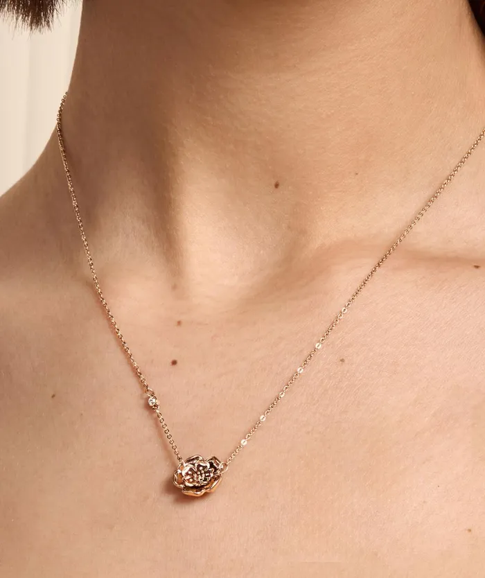 Olivia Burton Necklaces Women Tudor Rose Rose Gold Pendant Necklace