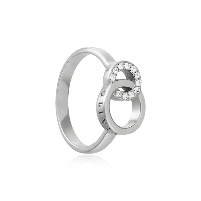 Olivia Burton Rings Women Silver Interlink Ring