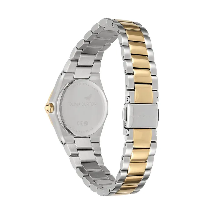 Olivia Burton Sports Luxe Watches Women 28mm Mini Hexa Neo Gold and Two Tone Bracelet Watch