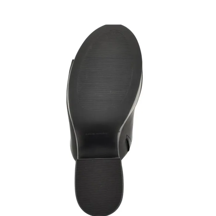 Olley Platform Slide Sandals Black Women Nine West Sandals