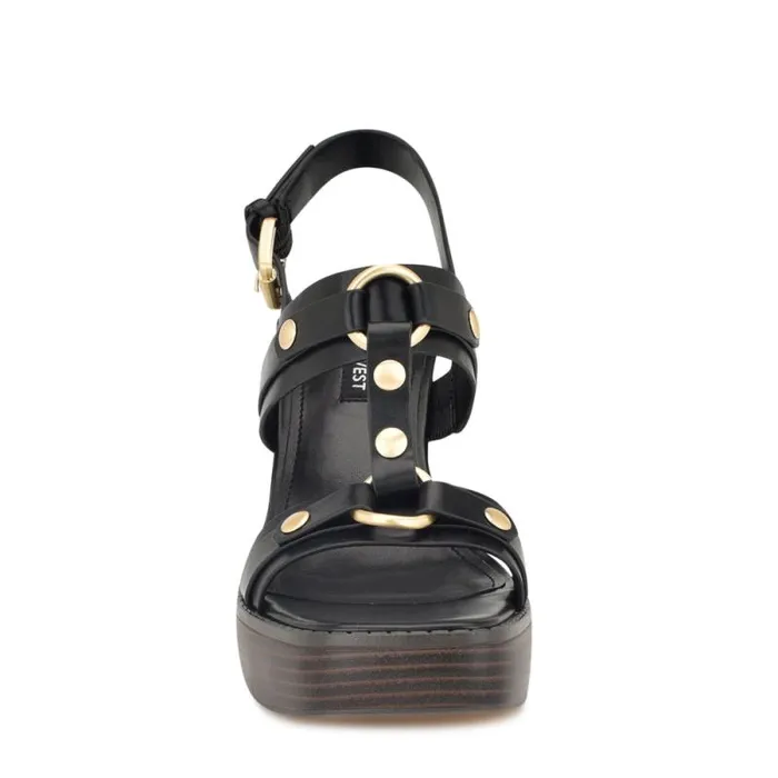 Opell Tailored Platform Sandals Black Women Nine West Sandals Opell Tailored Platform Sandals Black Women Nine West Sandals