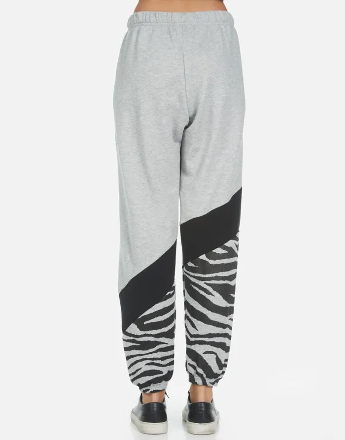 Ophelia KISS Animalize Heather Grey Women Lauren Moshi Long Sweatpants