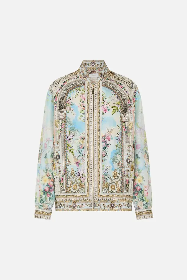 OVERSIZED EMBELLISHED BOMBER JACKET WE ALWAYS HAVE ALEXANDRIA We Always Have Alexandria Womens Camilla Jackets
