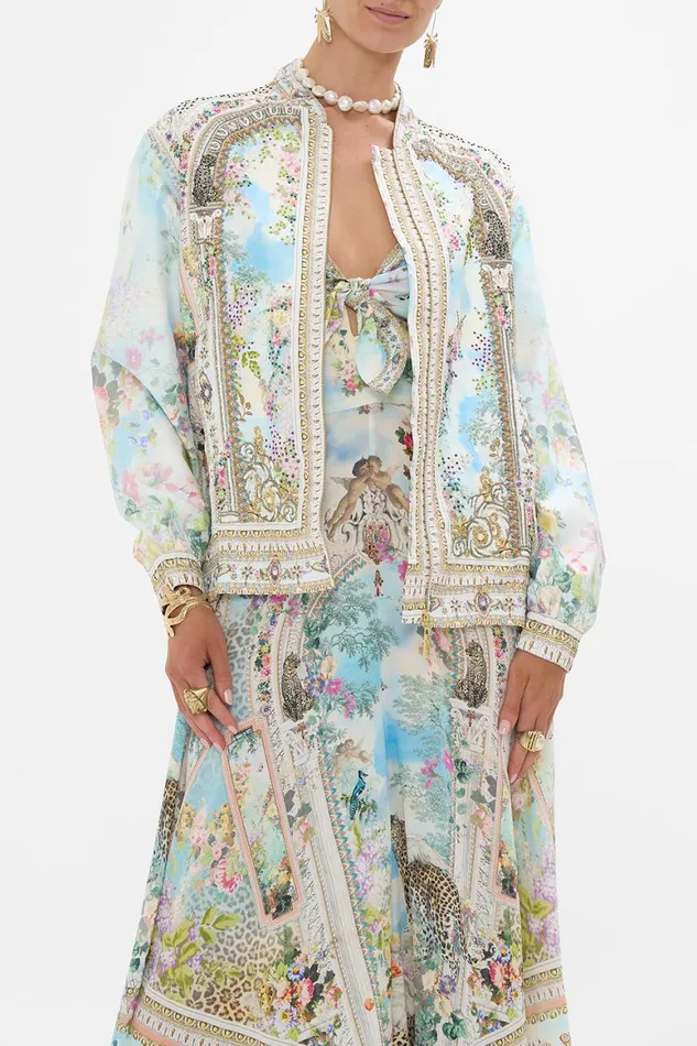 OVERSIZED EMBELLISHED BOMBER JACKET WE ALWAYS HAVE ALEXANDRIA We Always Have Alexandria Womens Camilla Jackets