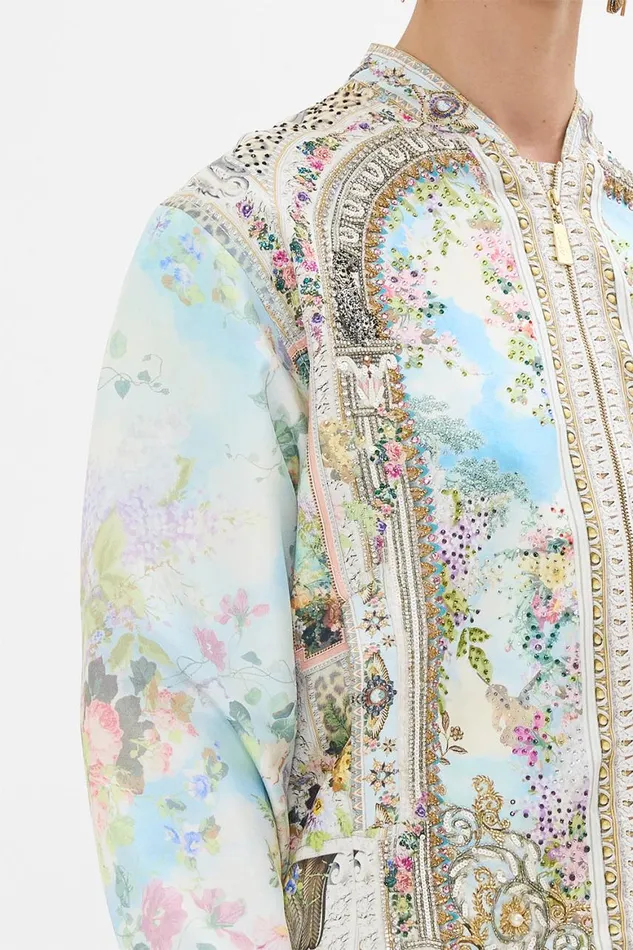 OVERSIZED EMBELLISHED BOMBER JACKET WE ALWAYS HAVE ALEXANDRIA We Always Have Alexandria Womens Camilla Jackets