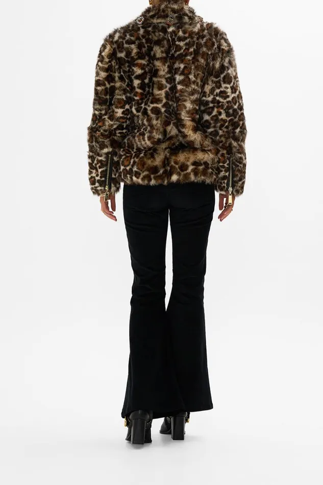 OVERSIZED FUR BIKER JACKET BORN IN BRUGES Born In Bruges Womens Camilla Jackets
