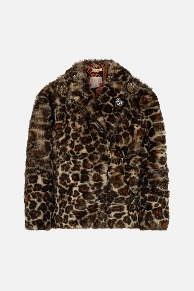 OVERSIZED FUR BIKER JACKET BORN IN BRUGES Born In Bruges Womens Camilla Jackets