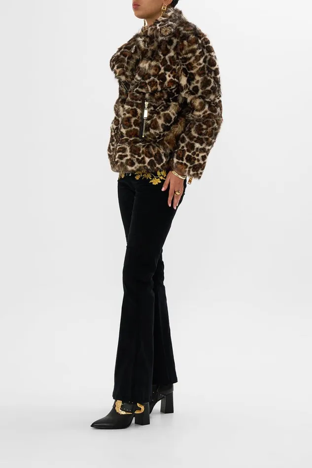 OVERSIZED FUR BIKER JACKET BORN IN BRUGES Born In Bruges Womens Camilla Jackets