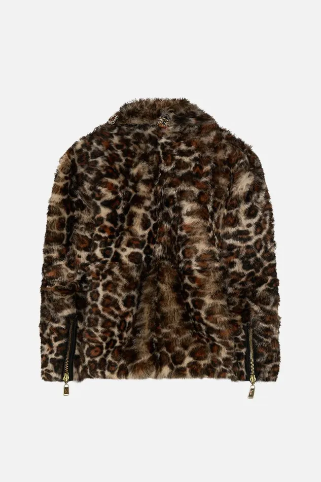 OVERSIZED FUR BIKER JACKET BORN IN BRUGES Born In Bruges Womens Camilla Jackets