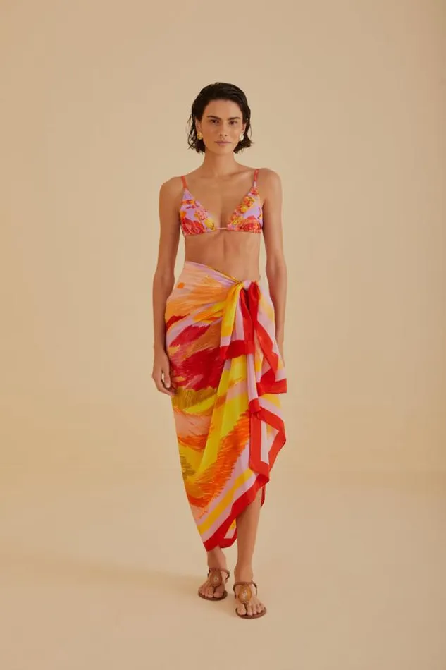 Painted Fishes Sarong Women FARM Rio Sarongs