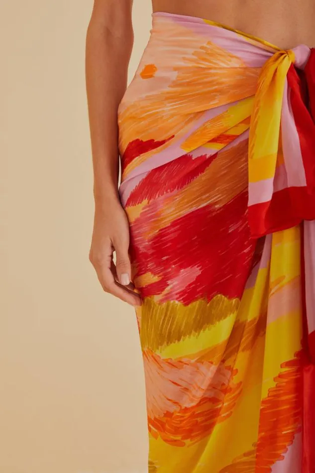 Painted Fishes Sarong Women FARM Rio Sarongs