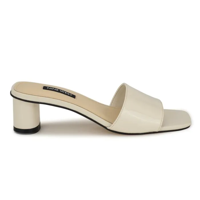 Paire Slide Sandals Ivory Women Nine West Sandals