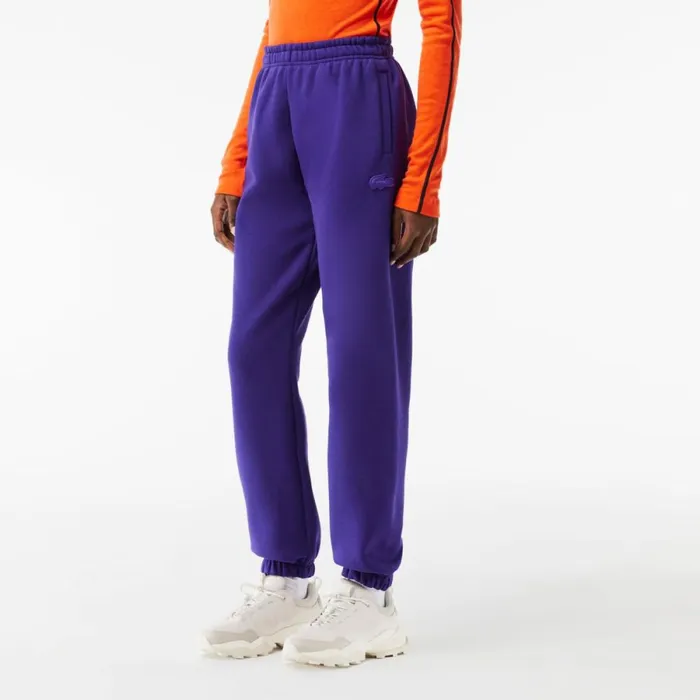 Pants and Leggings Women Lacoste Women039s Cotton Sweatpants Acai Purple Sni