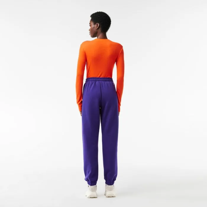 Pants and Leggings Women Lacoste Women039s Cotton Sweatpants Acai Purple Sni