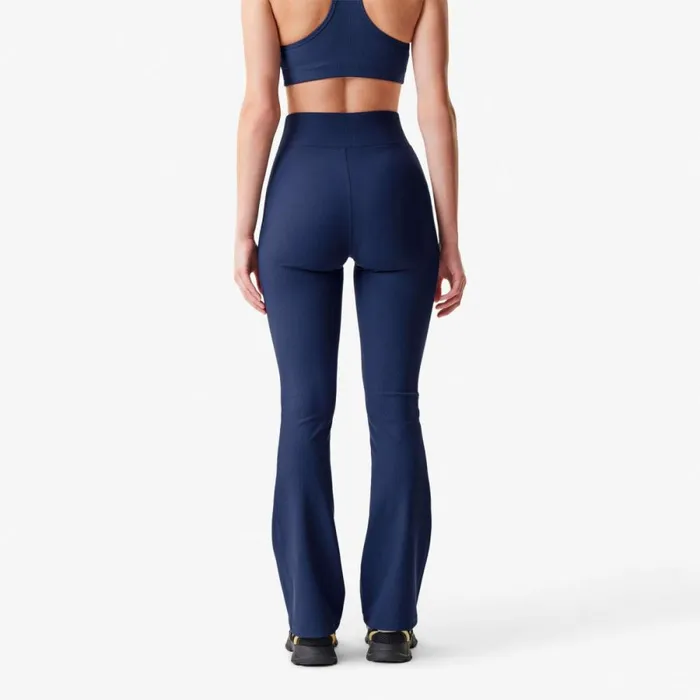 Pants and Leggings Women Lacoste Women039s Lacoste X Bandier Ribbed Flare Pants Navy Blue 166