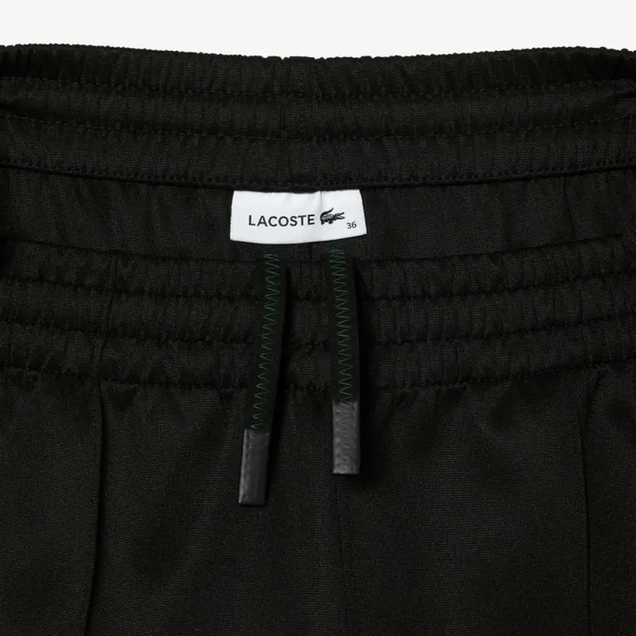 Pants and Leggings Women Lacoste Womens Logo Stripe Joggers Black 031