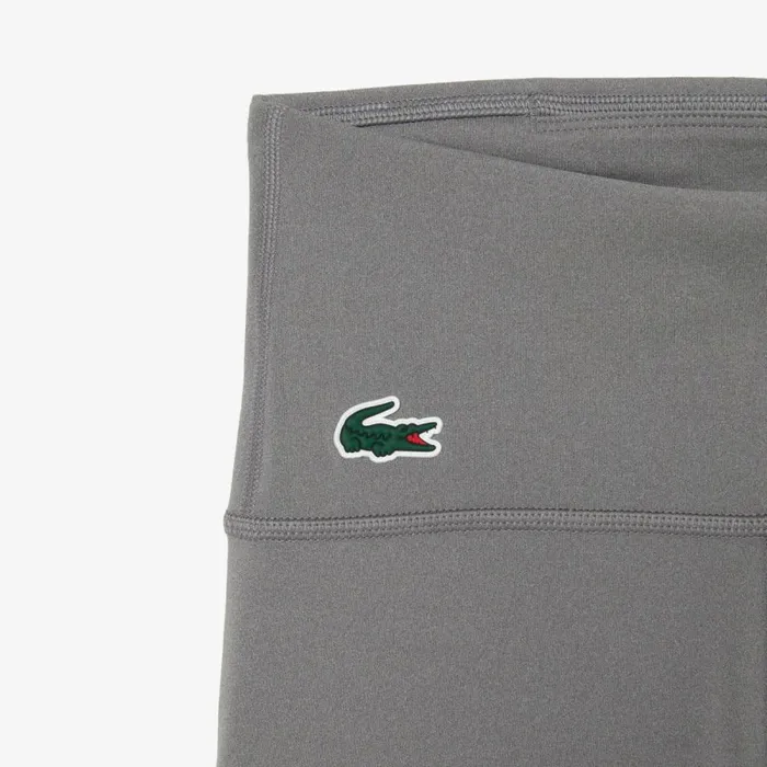 Pants and Leggings Women Lacoste Womens SPORT Sculpting Leggings Grey Chine Yrd