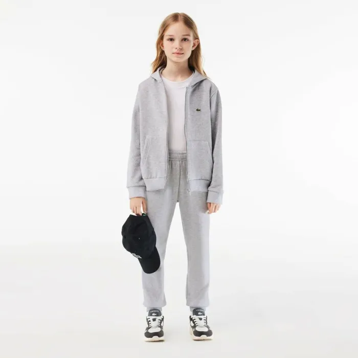 Pants and Shorts Kids Lacoste Kids039 Cotton Blend Sweatpants Grey Chine Cca