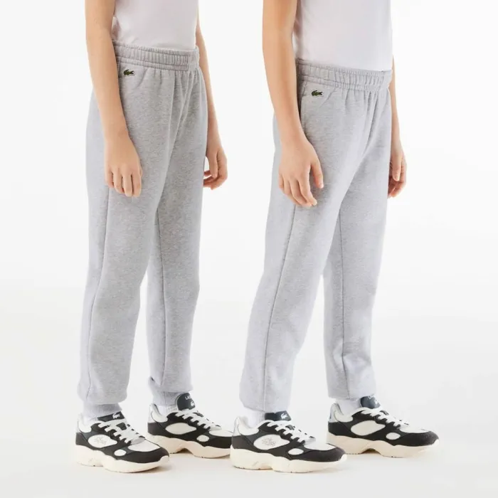 Pants and Shorts Kids Lacoste Kids039 Cotton Blend Sweatpants Grey Chine Cca