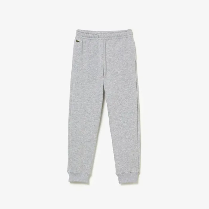 Pants and Shorts Kids Lacoste Kids039 Cotton Blend Sweatpants Grey Chine Cca