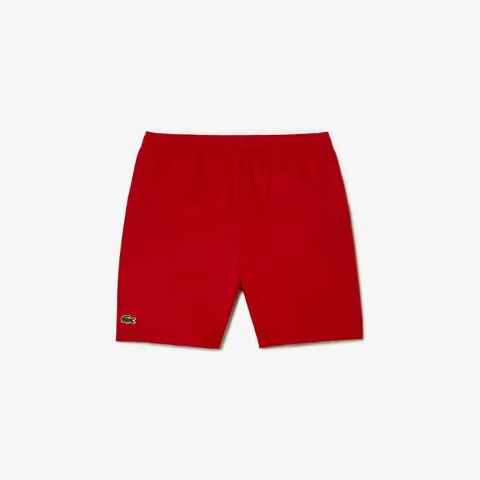 Pants and Shorts Kids Lacoste Kids039 SPORT Diamond Weave Shorts Red 240