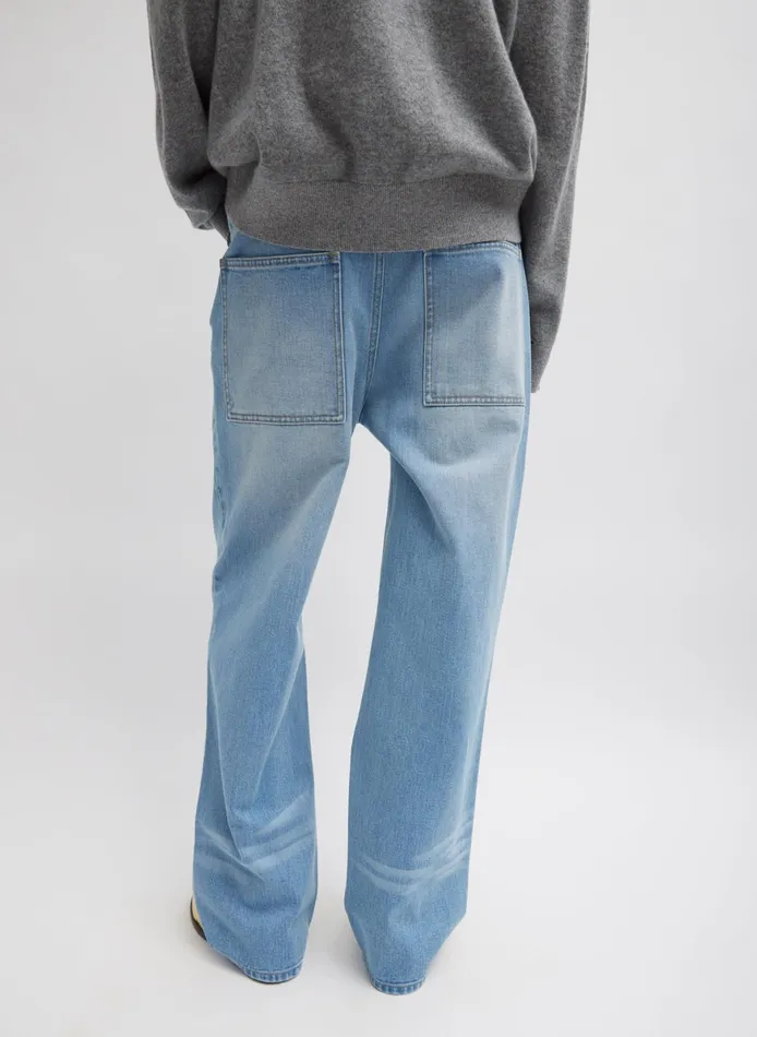 Pants and Shorts Women Tibi Vintage Wash Denim Ryder Jean