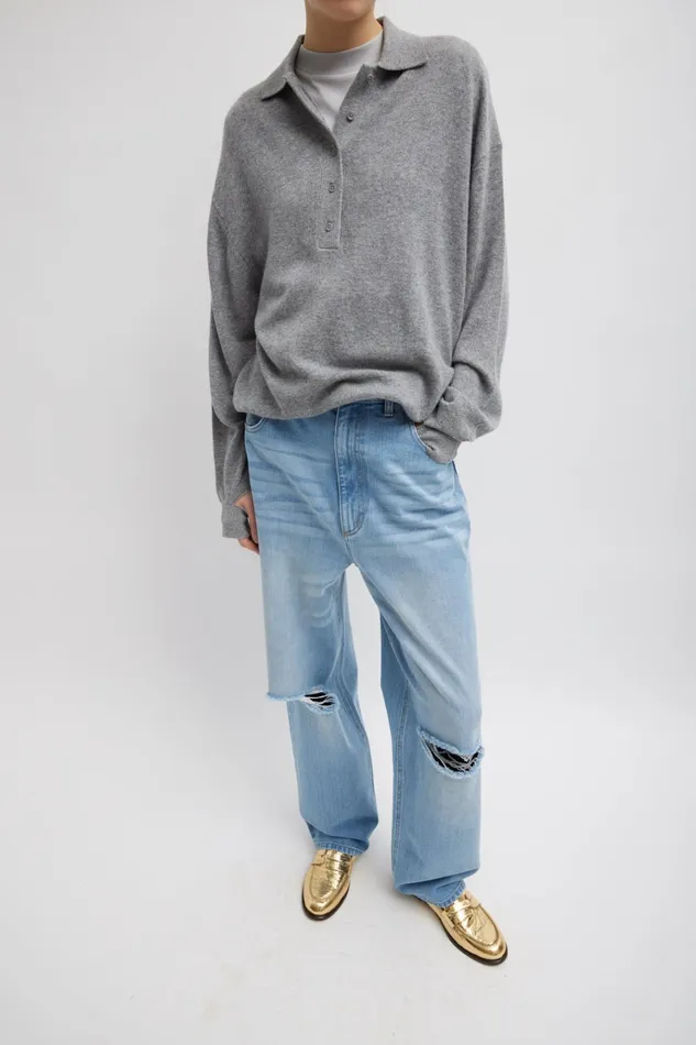 Pants and Shorts Women Tibi Vintage Wash Denim Ryder Jean