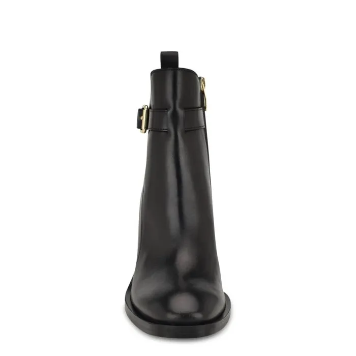 Papito Tailored Booties Black Leather Women Nine West Boots and Booties Papito Tailored Booties Black Leather Women Nine West Boots and Booties