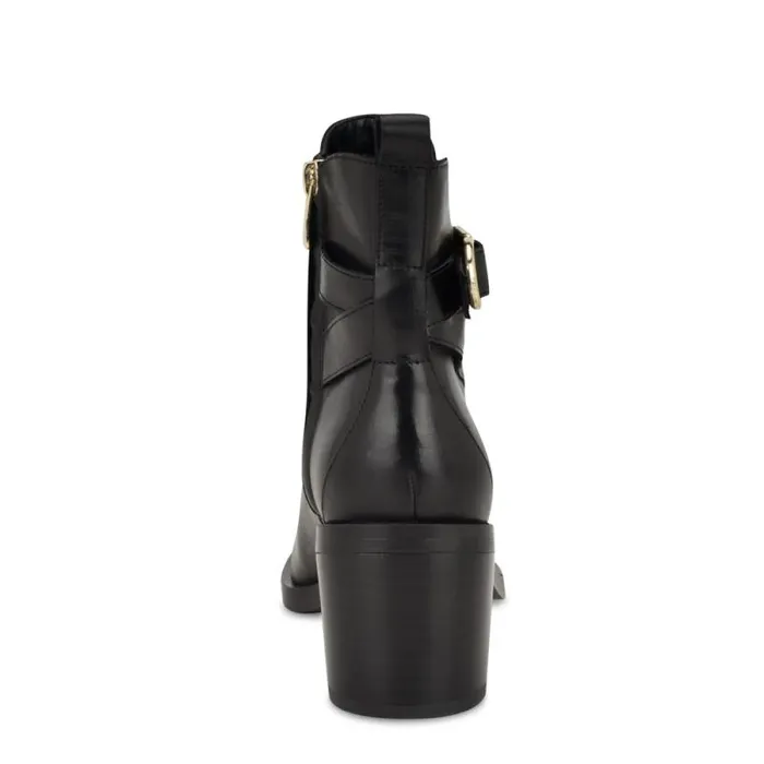 Papito Tailored Booties Black Leather Women Nine West Boots and Booties Papito Tailored Booties Black Leather Women Nine West Boots and Booties
