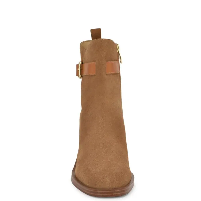 Papito Tailored Booties Natural Suede Women Nine West Boots and Booties
