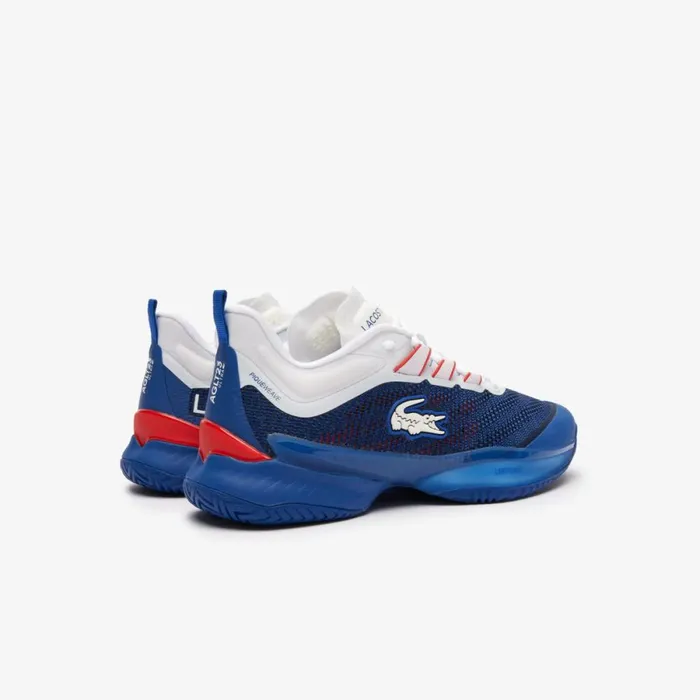 Performance Men Lacoste Men039s AGLT23 Ultra Tennis Shoes Bluwhtred 5a2
