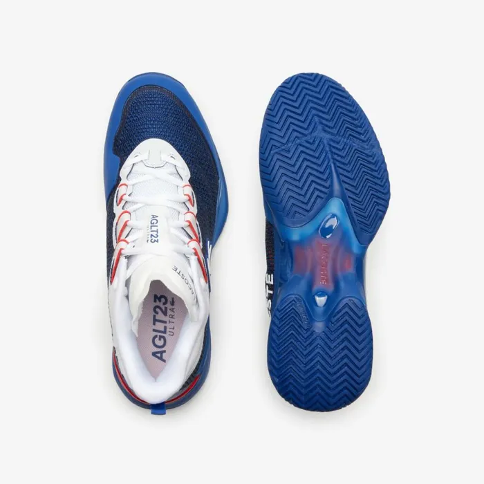 Performance Men Lacoste Men039s AGLT23 Ultra Tennis Shoes Bluwhtred 5a2