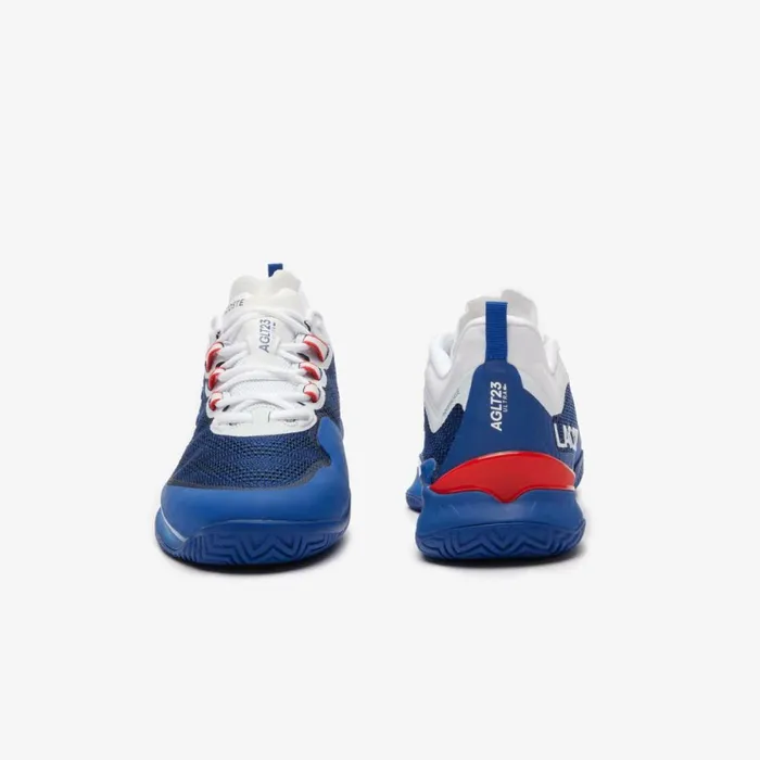 Performance Men Lacoste Men039s AGLT23 Ultra Tennis Shoes Bluwhtred 5a2