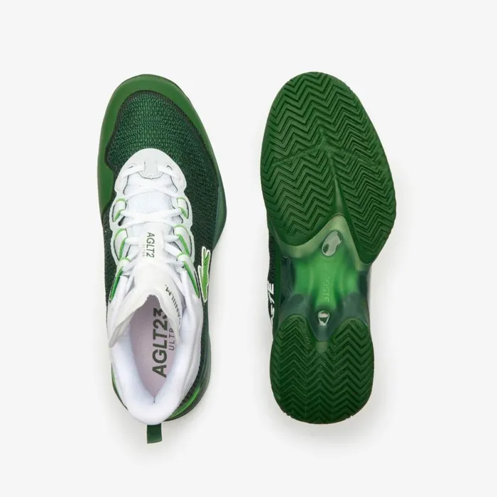Performance Men Lacoste Men039s Daniil Medvedev AGLT23 Ultra Tennis Shoes Dk Grnwht 2d2