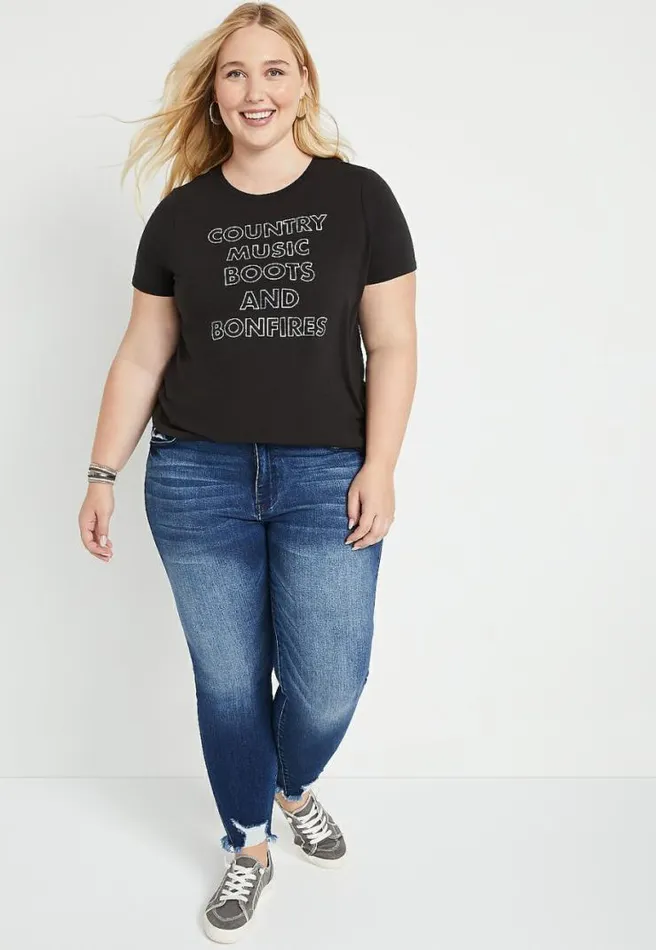 Plus Size Country Music Graphic Tee Women Maurices Plus Tops