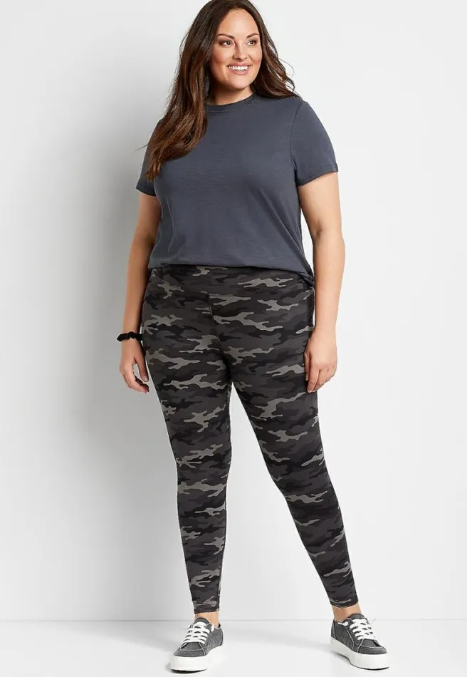 Plus Size High Rise Full Length Luxe Legging Women Maurices Plus Bottoms