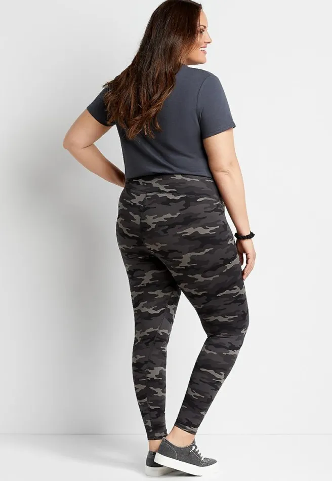 Plus Size High Rise Full Length Luxe Legging Women Maurices Plus Bottoms