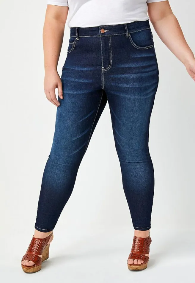 Plus Size M Jeans By Maurices Everflex Super Skinny High Rise Stretch Jean Women Maurices Plus Jeans