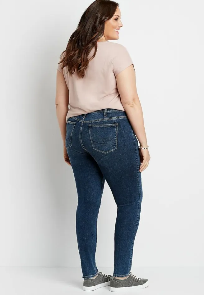 Plus Size Silver Jeans Co Suki Dark Wash Skinny Jean Women Maurices Plus Jeans
