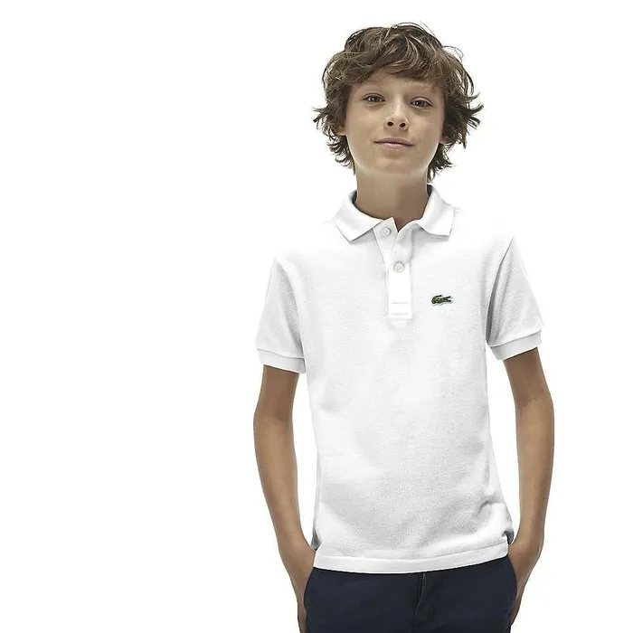 Polos Kids Lacoste Kids039 Regular Fit Petit Piqu Polo Black 031