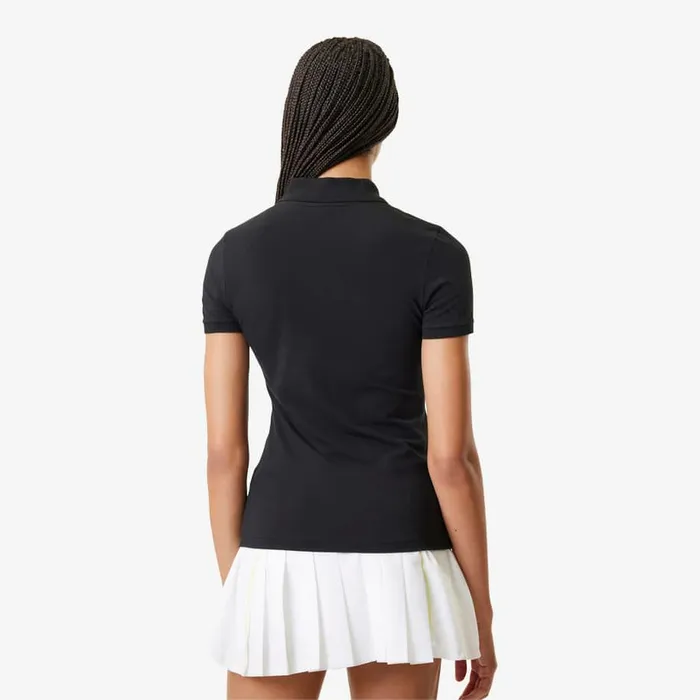 Polos Women Lacoste Women039s L12D Slim Fit Jersey Polo Black 031