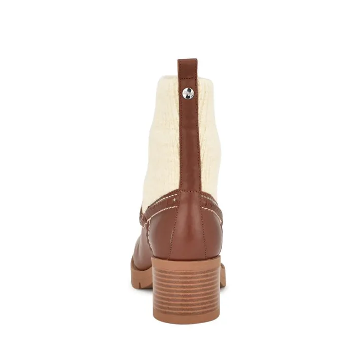 Popit Casual Booties Dark Natural Women Nine West Boots and Booties